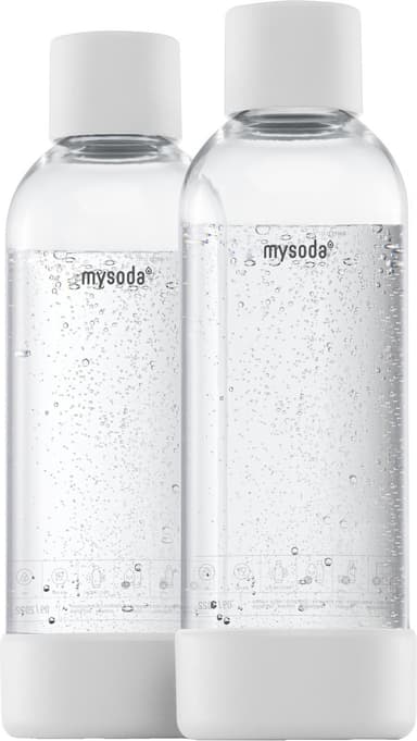 Mysoda juomapullo M2PB10F-W (2 kpl, valkoinen)
