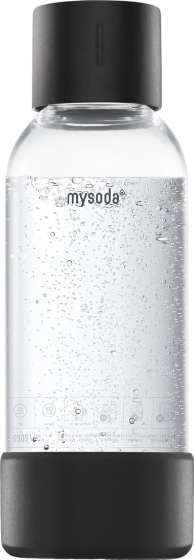 Mysoda juomapullo M1PB10M-B (1 x 1 l, musta)