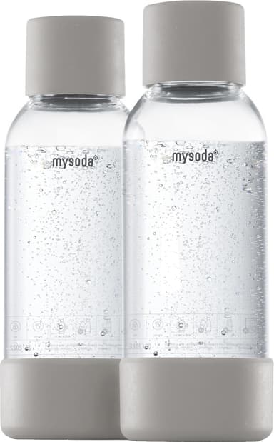 Mysoda juomapullo M2PB05F-GS (2 kpl, ruskeanharmaa)