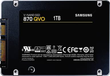 Samsung 870 QVO sisäinen SATA 2,5" SSD-muisti (1 TB)