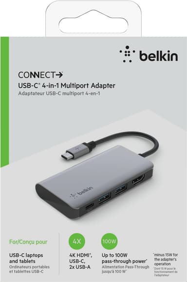 Belkin USB-C 4-in-1 adapteri