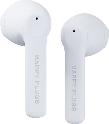 Happy Plugs Air 1 GO täysin langattomat in-ear kuulokkeet (valkoinen)