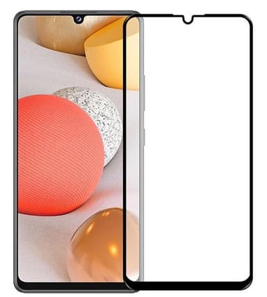 SKALO Samsung A42 Koko Näytön Panssarilasi