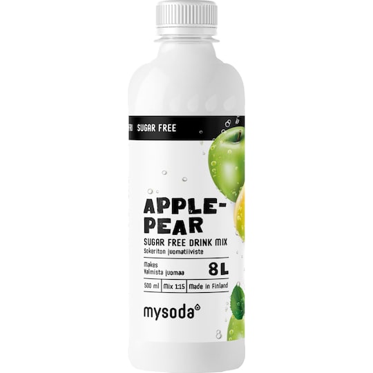 Mysoda Sugar Free Apple & Pear juomatiiviste MFI2207