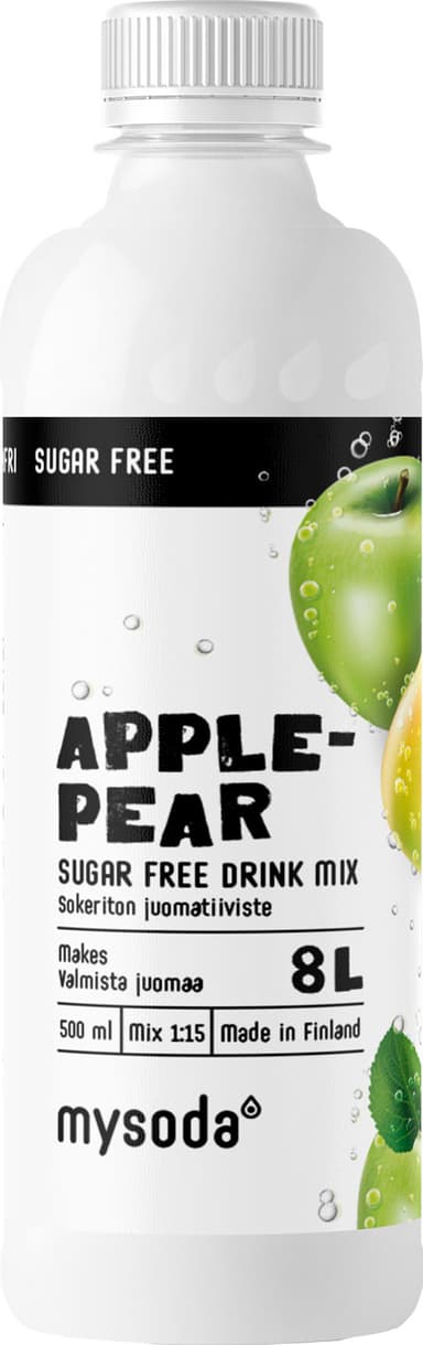 Mysoda Sugar Free Apple & Pear juomatiiviste MFI2207