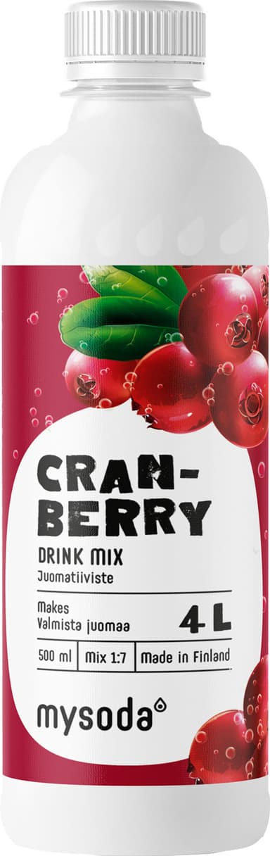Mysoda Real Sugar Cranberry maku MFI2305