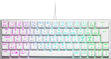 Coolermaster SK620 pelinäppäimistö (Silver White)