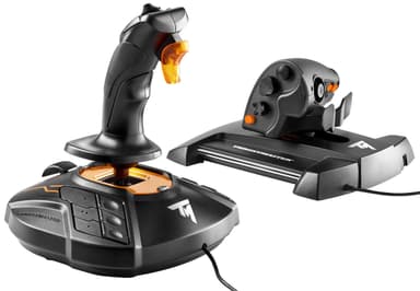Thrustmaster T.16000M FCS HOTAS ohjain ja polkimet