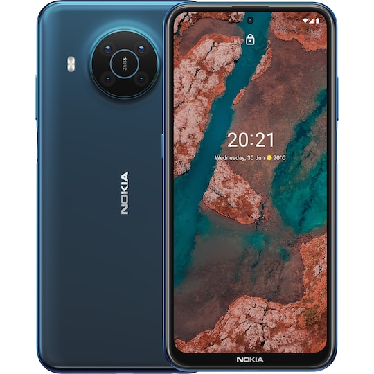 Nokia X20 5G älypuhelin 8/128GB (Nordic Blue)