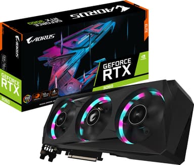 Gigabyte GeForce RTX 3060 AORUS ELITE näytönohjain (12GB)