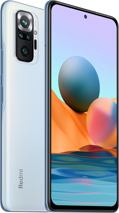 Xiaomi Redmi Note 10 Pro älypuhelin 6/128GB (Glacier Blue)