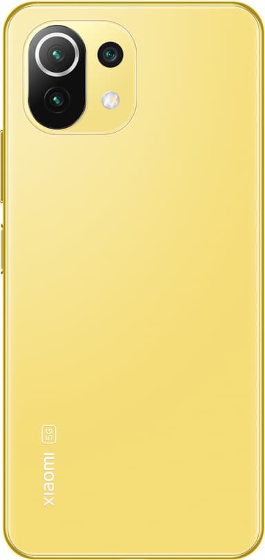 Xiaomi Mi 11 Lite 5G älypuhelin 6/128GB (Citrus Yellow)
