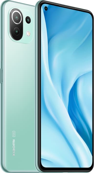 Xiaomi Mi 11 Lite 5G älypuhelin 6/128GB (Mint Green) - Puhelimet - Gigantti