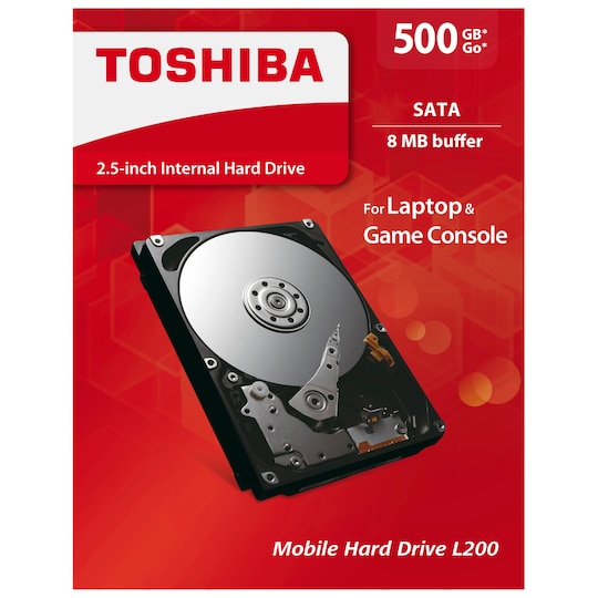 Toshiba L200 2.5" sisäinen kovalevy 500 GB