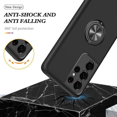 Samsung Galaxy S21 Ultra sormirengasten tukijalka hybridikotelo