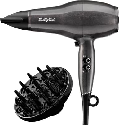 BaByliss Platinum Diamond hiustenkuivaaja D6490DE (musta)