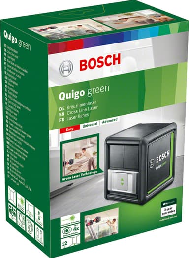 Bosch Quigo Green Beam linjalaser 0603663C00