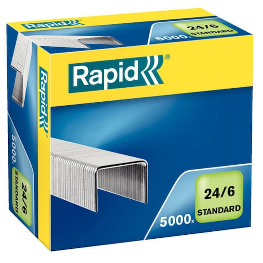 RAPID Klammer Standard 24/6 Galvaniserad 5000