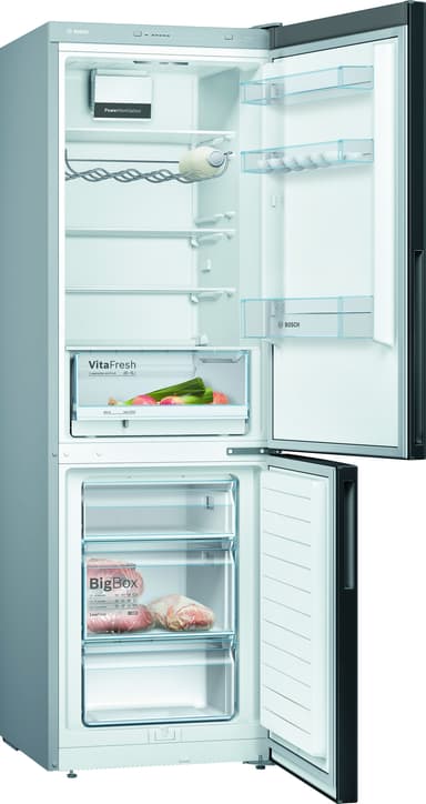 Bosch Serie 4 jääkaappipakastin KGV36VBEAS (musta)
