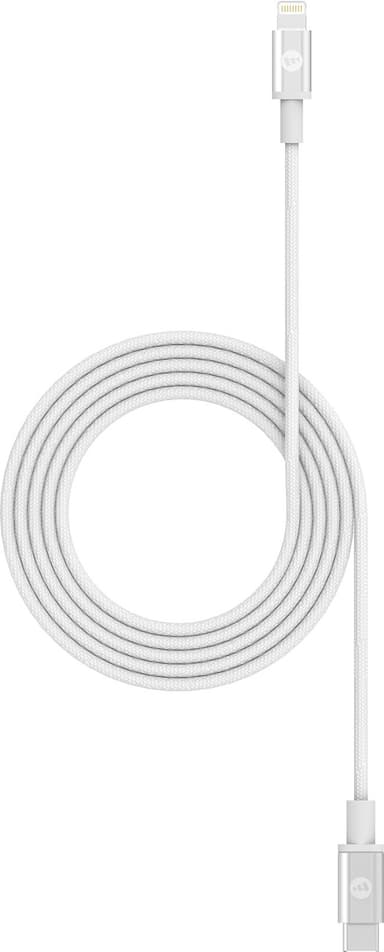 Mophie USB-C - Lightning latauskaapeli 1,8 m (valkoinen)