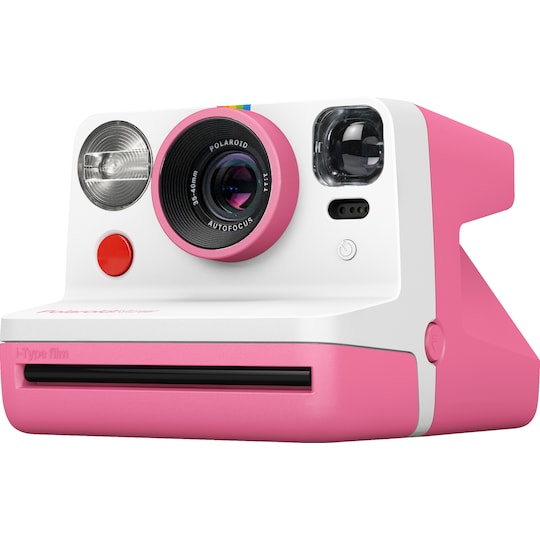 Polaroid Now analoginen kamera (pinkki)