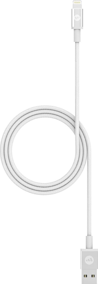 Mophie USB-A - Lightning latauskaapeli 1 m (valkoinen)