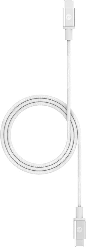 Mophie USB-C - USB-C latauskaapeli 1,5 m (valkoinen)