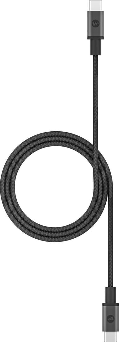 Mophie USB-C - USB-C latauskaapeli 1,5 m (musta)