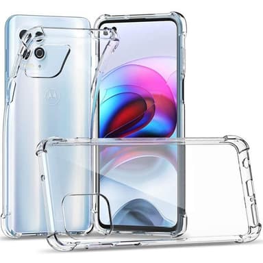 Silikonikotelo läpinäkyvä Motorola Moto G100