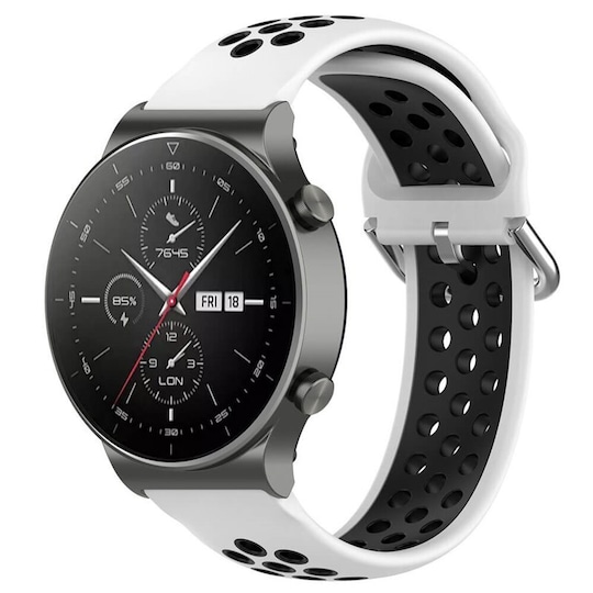 EBN Sport rannekoru Huawei Watch GT2 Pro - valkoinen / musta