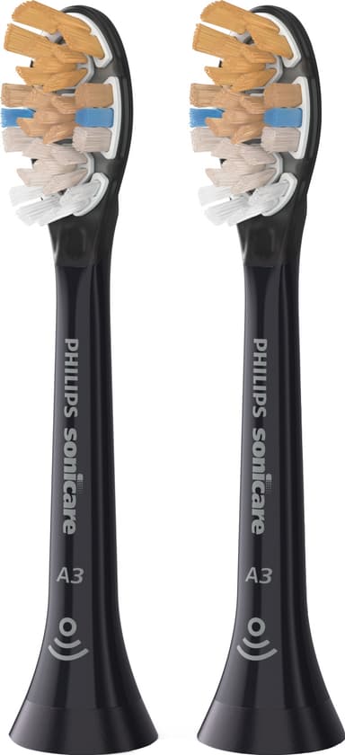 Philips Sonicare sähköhammasharjan harjaspäät HX909211 (musta, 2 kpl)