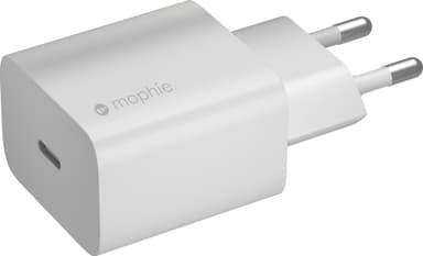 Mophie seinälaturi USB-C PD 20 W (valkoinen)