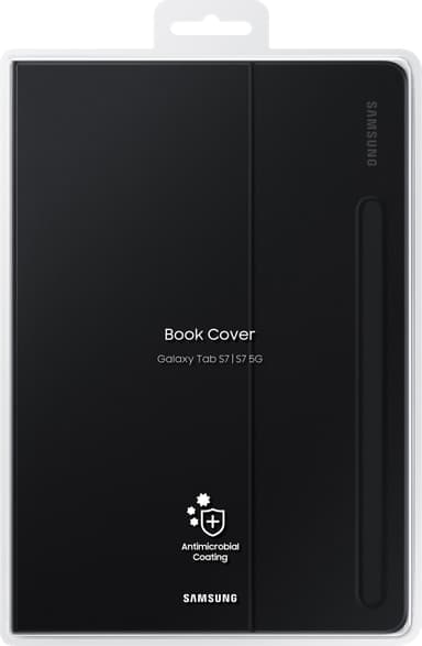 Samsung Book Cover Tab S7/S8 suojakotelo (musta)