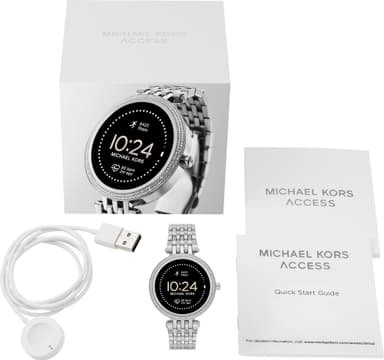 Michael Kors Gen 5E Darci 43 mm älykello (ruost. teräs/hopea)