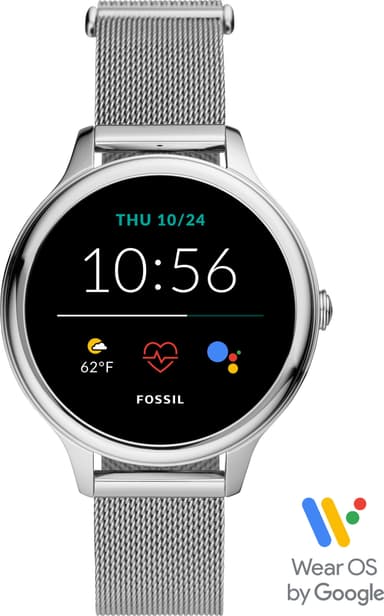 Fossil Gen 5E 42 mm älykello (ruostumaton teräs/hopea)