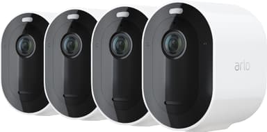 Arlo Pro 4 langaton 2K QHD turvakamera, 4 kpl (valkoinen)