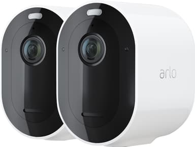 Arlo Pro 4 langaton 2K QHD turvakamera, 2 kpl (valkoinen)