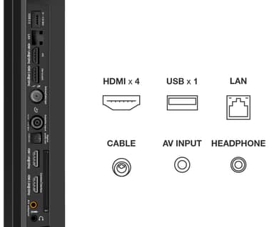 TCL 55'' QLED850 4K LED älytelevisio (2021)