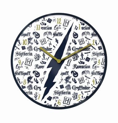Harry Potter Infographic -seinäkello