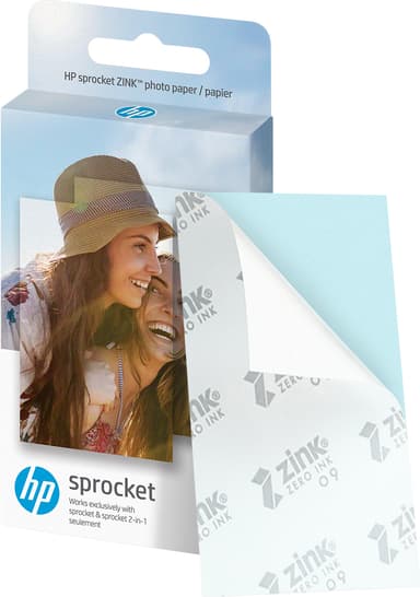 HP Paper Sprocket 2x3 valokuvapaperi (20 kpl)