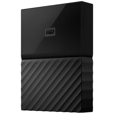 WD My Passport kannettava PS4 kovalevy (musta, 2 TB)