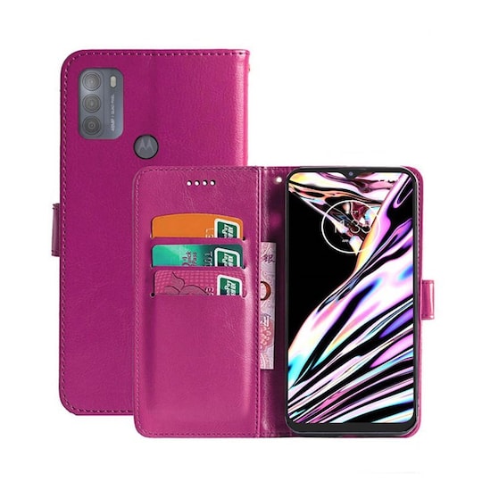 Lompakkokotelo 3-kortti Motorola Moto G50  - pinkki