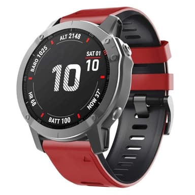 Twin Sport Rannekoru Garmin Fenix 6X - punamusta