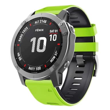 Twin Sport Rannekoru Garmin Fenix 6X Pro - Kalkkimusta