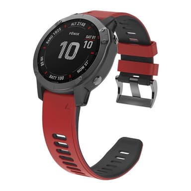 Twin Sport Rannekoru Garmin Fenix 6X - punamusta