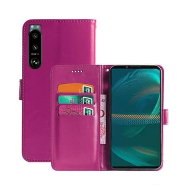 Lompakkokotelo 3-kortti Sony Xperia 5 III  - pinkki