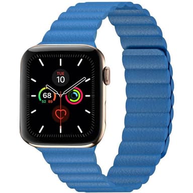 Apple Watch 6 (44mm) nahkainen silmukkahihna - Tahoe Blue