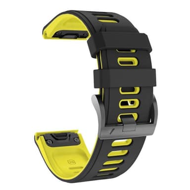 Twin Sport Rannekoru Garmin Fenix 6X Pro - Musta/keltainen
