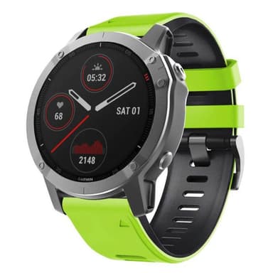 Twin Sport Rannekoru Garmin Fenix 6 Pro - Kalkkimusta