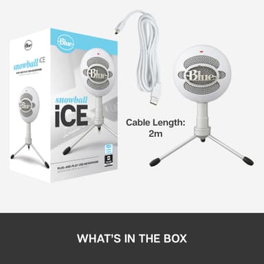 Blue Microphones Snowball iCE USB mikrofoni (valkoinen)
